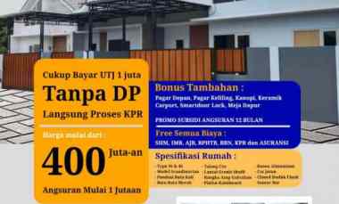 Anggun Permai 4 Sidoarjo tanpa Dp hanya Bayar 1 juta Sukodono Sidoarjo