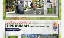 Rumah mewah berkonsep minimalis modern Akses dekat tol dan sta KA