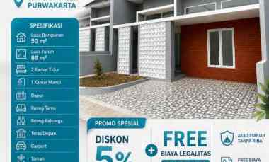 Rumah Dijual di Jalan Alternatif Kota Bukit Indah, Desa Cigelam, Purwakarta 41151