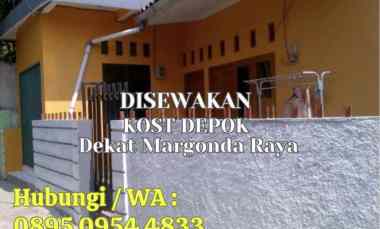 sewa rumah kontrakan kost di margonda depok jawa barat