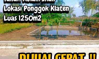 Tanah Dijual di Dkt wisata air Ponggok Klaten