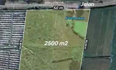 tanah 2500m2 dikawasan wisata air klaten 1 7m