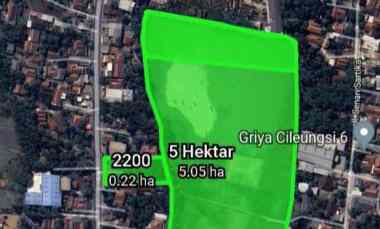 Tanah Dijual di Jl. Raya Cileungsi Jonggol, kota Cileungsi kab. Bogor