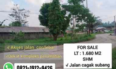 Tanah, Akses Bagus, Jalan Cagak Subang Jawa Barat