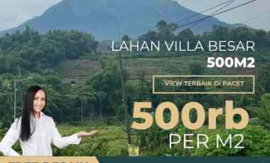 Tanah Akses Mudah Luasan Besar Harga Murah Pacet