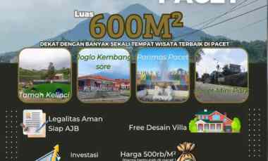 Tanah Besar Murah Kawasan Villa Pacet