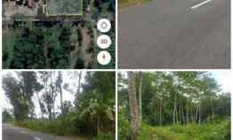 Dijual Lahan untuk Gudang 5700m2 Muka 50m Boyolali 850rb/m2