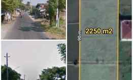 Tanah untuk Gudang Lt 2250m2 Muka 25mtr Ceper Klaten 1.8 Jt/m2