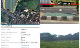 Lahan Industri 3,5Ha Muka 65m dekat Exit TOL Tepi jl. Raya Solo-Jogja