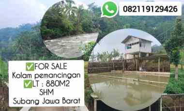 Tanah dan Bangunan Kolam Ikan, Subang Jawa Barat
