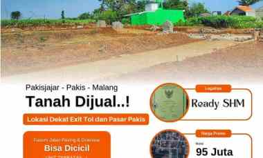 Tanah Dijual di Pakisjajar malang