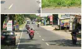 Dijual Tnh Gudang 5500m2 dekat Exit Tol Boyolali Muka 28m Harga 2jt/m2