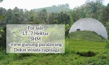 Tanah dekat Wisata Paralayang, Subang Jawa Barat