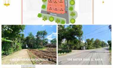 Tanah di Sleman Barat 140 juta-an Saja