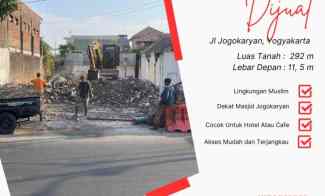 Tanah Dijual di Jogokaryan, Jogja - Luas 292 M, SHM