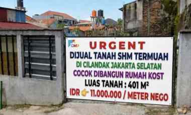 Tanah Dijual Murah SHM Cilandak Jakarta Selatan