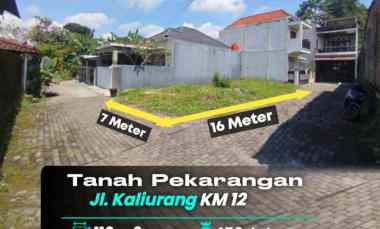 Tanah Hook dalam Cluster di jl. Kaliurang km 12, Sleman