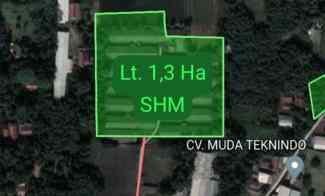 Dijual Tanah Industri 1,3 Ha Setu Bekasi