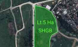 Dijual Tanah Industri 2Ha Klapanunggal Bekasi