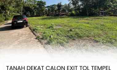 Tanah Investasi 125 juta dekat Calon Exit Tol Tempel