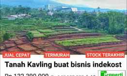 Tanah Dijual Cepat dekat Kampus UIN 3 Malang