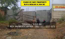 Dijual Tanah Cakung 9313 m2 Cakung Timur Raya Bekasi Jaktim
