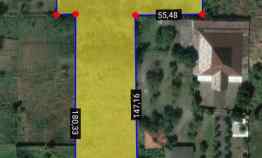 Tanah Lahan 1,7 Ha Tepi jl Raya Solo Boyolali Muka 38m Harga 1,750jt/m2