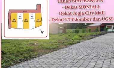 Tanah Jogja Belakang Monjali dekat JCM, SHM P Unit