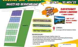 Kavling Siap Bangun Cluster Madani Land Investasi Berkembang Promo Men