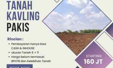 Tanah Kavling Kosongan Murah di Pakis Malang