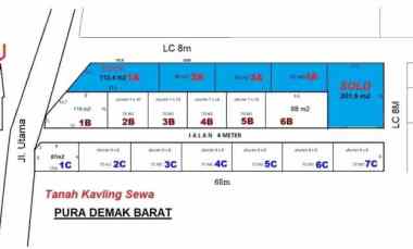 Tanah Kavling Mahendradatta Denpasar Barat Siap Bangun