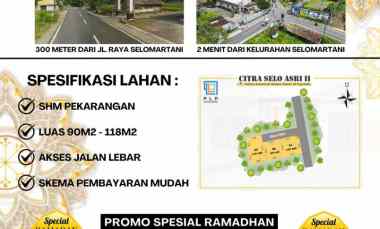 - Tanah Kavling Murah Area Selomartani
