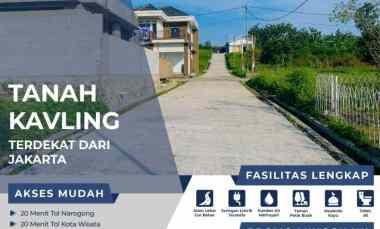 Tanah Kavling Murah dekat Jakarta View Gunung dan Kota