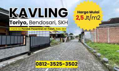 Tanah Kavling Murah di Bendosari, Sukoharjo. Wa.