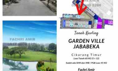 tanah kavling murah di jababeka garden ville