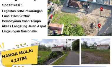 Tanah Kavling Murah Strategis Akses Langsung Jalan