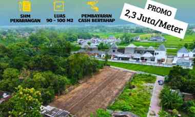 Tanah Kavling SHM Pekarangan di Utara Proliman Bogem