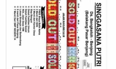 Tanah Kavling, Strategis, Nol jl. Desa