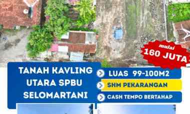Tanah Kavling Utara Spbu Selomartani Kalasan