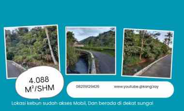 Tanah Kebun dekat Sungai, Cijambe Subang