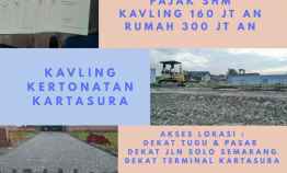Tanah Kavling Kertonatan Kartasura