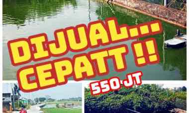 Dijual Tanah Kolam 2200m2 Lokasi Janti Klaten 550jt Nego