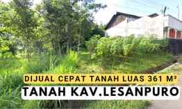 Tanah Dijual di Lesanpuro kedungkandang malang