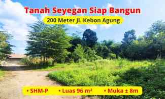 Tanah Margomulyo Seyegan 200 meter jl. Kebon Agung