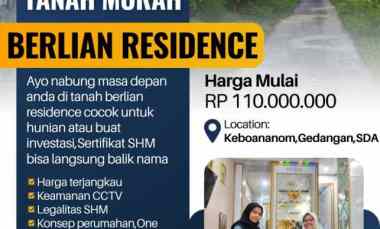 Tanah Murah Gedangan SHM Split On Hand