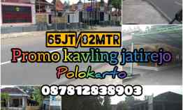 Tanah Murah Jatirejo Polokarto Sukoharjo