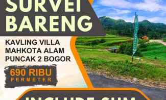 Tanah Murah Kavling Mahkota Alam di Bogor