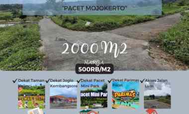 Tanah Murah Kawasan Wisata Pacet Mojokerto