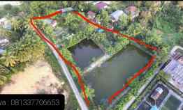 Tanah Ad Lahan Pemancingan N Kolam Renang dekat Kampus Rumbai Pekanbaru