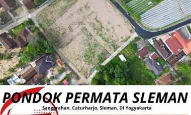 Tanah Pekarangan 1.9jt/meter dekat jl. Magelang km 13